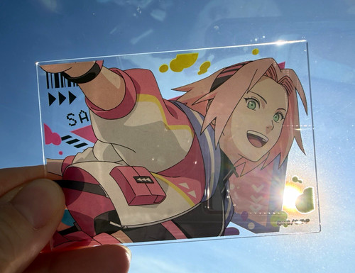Naruto acryl clear card sakura - acryl,