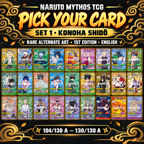 Naruto mythos set konoha - naruto,
