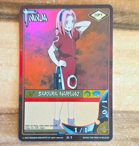 Bandai naruto card game - bandai, sakura