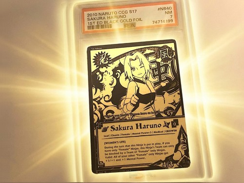 Naruto ccg black gold - black,