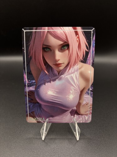 Sakura naruto waifu card tcg - sakura,