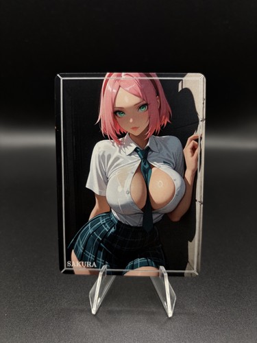 Sakura naruto waifu card - waifu,