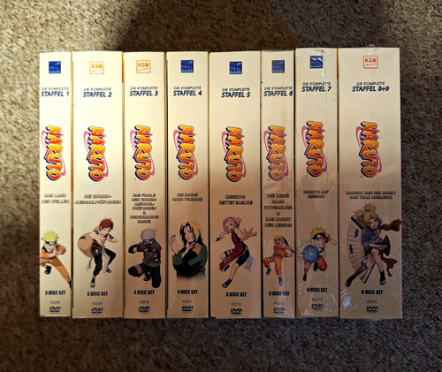 Naruto dvd sammlung komplett - naruto, dvd-sammlung